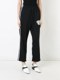 cropped jersey trousers 