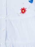 multicoloured embroidery dress