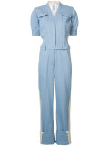 Mechanic block panel jumpsuit 