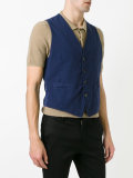 houndstooth check waistcoat 