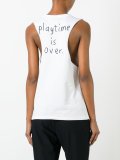 graphic print vest top