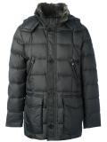 button down hooded jacket