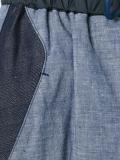 drawstring chambray trousers