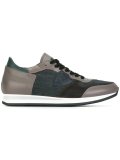 panelled low top sneakers