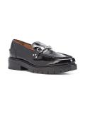 chain detailing loafers