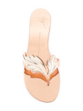 embellished flip-flops