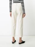 straight cropped trousers