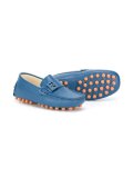 FF logo plaque loafers