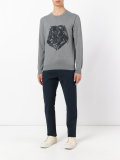 fox print sweatshirt
