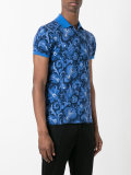 floral print polo shirt
