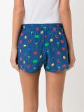 printed silk shorts