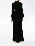 long wrap dress