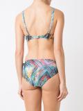 printed triangle bikini set