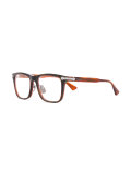 embossed titanium square glasses