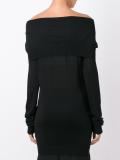 off-shoulder jumper
