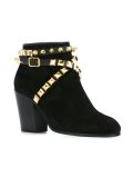 stud embellished ankle boots