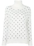 polka dot turtle neck 