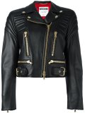 cropped biker jacket