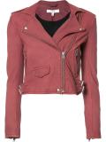 cropped biker jacket