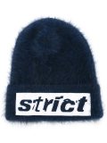 strict刺绣套头帽