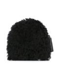 fuzzy eye detail purse