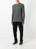 ribbed detail jumper 