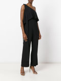 one shoulder frill jumpsuit 