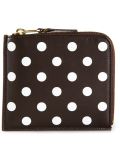 'Polka Dots Printed'拉链钱包