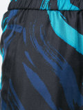 printed wide leg trousers 