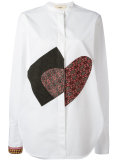 multi patched shirt 