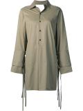 double cuffs shirt dress