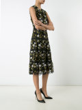 floral lace panel dress 
