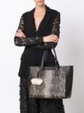 snakeskin tote 