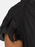 pointy shortsleeved dress