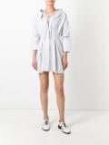 gathered shirt dress 