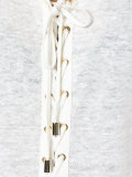 lace-up front tank