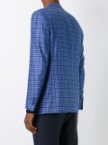 classic fit checked blazer