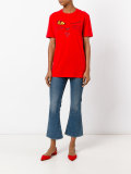 crystal face T-shirt