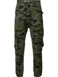 camouflage print trousers 