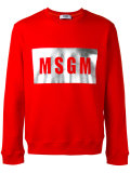 logo print sweatshirt