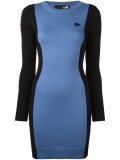 heart plaque fitted dress