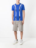 zip detail drawstring shorts