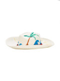 Vamos a la playa beaded panama hat