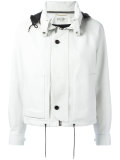 hooded cropped jacket