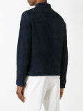 Zipped suede jacket