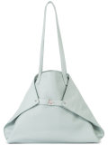wrap trim tote bag 
