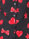 kiss printed sleeveless shirt 