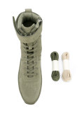 lace-up hi top sneakers 