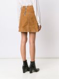 leather a-line skirt