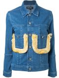 fringed pocket denim jacket